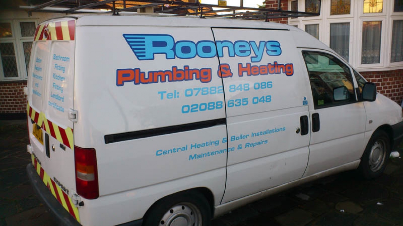 Plumbing and Heating Van Graphics, Harrow Ruislip Signs and Graphics